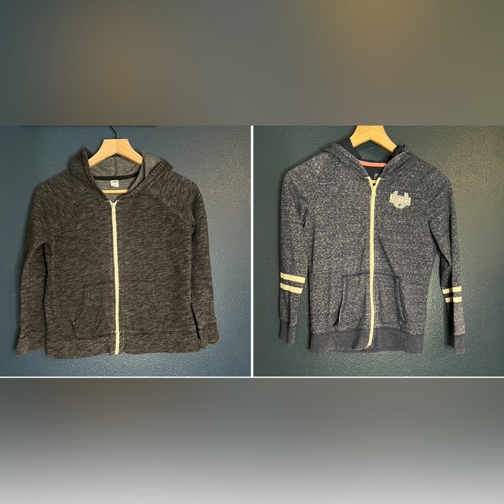 Girls’ Hoodie Bundle – Size 10/12 (Justice & Old Navy)